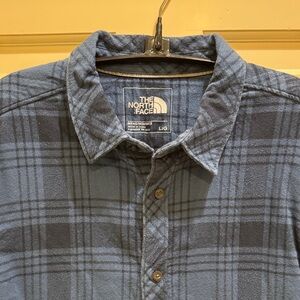 The North Face Men's Navy Plaid Shirt